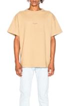 Acne Studios Logo Tee In Neutrals