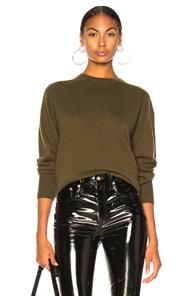 Victoria Beckham Oversized Cashmere Sweater In Green