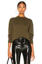 Victoria Beckham Oversized Cashmere Sweater In Green