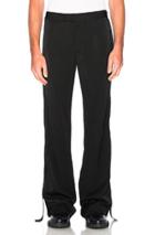 Alexander Mcqueen Wool Trousers In Black