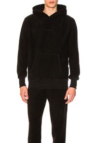 Aime Leon Dore Polar Fleece Kanga Hoodie In Black