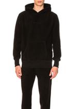 Aime Leon Dore Polar Fleece Kanga Hoodie In Black