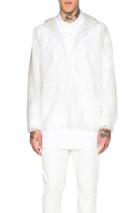 Off-white Short Raincoat In White