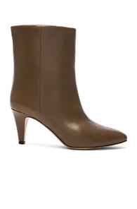 Isabel Marant Leather Dailan Boots In Brown