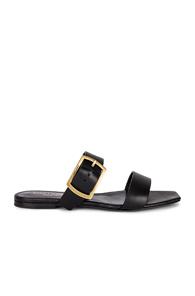 Saint Laurent Jodie Sandal In Black