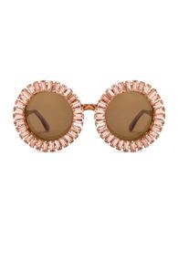A-morir Nellee Sunglasses In Metallics,pink