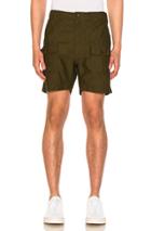 Engineered Garments Ranger Shorts In Green