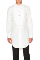 Ann Demeulemeester Tuxedo Shirt In White