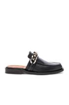 Givenchy Chain Leather Loafers In Black