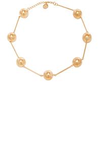 Jw Anderson Spheres Necklace In Metallic