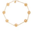 Jw Anderson Spheres Necklace In Metallic