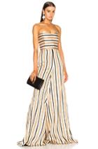 Caroline Constas Forbes Jumpsuit In Neutral,stripes