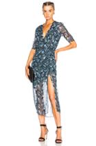 Veronica Beard Mariposa Dress In Abstract,blue