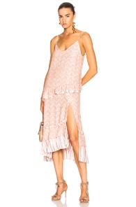Lemlem Imani Slip Dress In Red,stripes,white