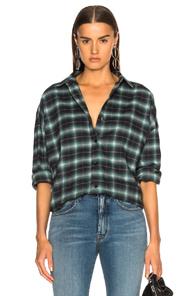 Adaptation Dropped Shoulder Shirt In Blue