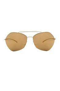 Maison Margiela X Mykita Sunglasses In Metallics