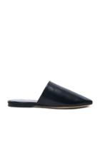 Saint Laurent Leather Bliss Mules In Black