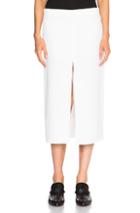 Chloe Crepe Sable Skirt In White