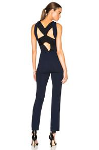 Roland Mouret Saxby Jumpsuit In Blue