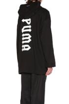 Fenty By Puma Front Lacing Hoodie In Black
