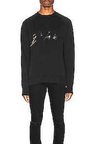 Balmain Signature Sweatshirt In Black