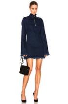 Marques ' Almeida Denim Mini Dress In Blue