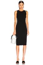 Helmut Lang Parachute Strap Crewneck Dress In Black