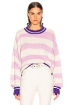 Isabel Marant Etoile Glowy Sweater In Stripes,purple