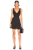 John Elliott Cocktail Dress In Black,polka Dots