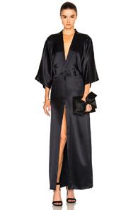 Michelle Mason Kimono Jacket In Blue