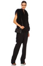 Givenchy Mongolian Fur Vest In Black