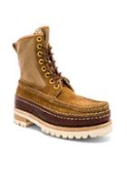 Visvim Grizzly Boot Hi-folk In Brown