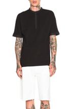 Helmut Lang Spring Pique Shirt In Black
