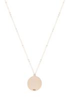 Erth 14k Gold Large Plate Necklace In Metallics