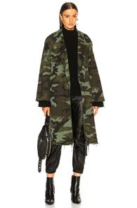 Nili Lotan Farrow Coat In Abstract,green