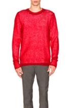 Marni Crew Neck Sweater In Red