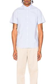 Acne Studios Isherwood Short Sleeve In Blue