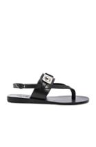 Ancient Greek Sandals X Peter Pilotto Leather Zoe Sandals In Black