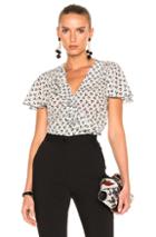 Altuzarra El Dorado Top In Abstract,black,white