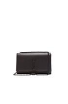Saint Laurent Medium Monogram Chain Bag In Black
