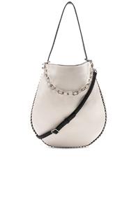 Alexander Wang Roxy Hobo Bag In White