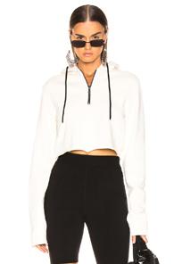 Cotton Citizen Brooklyn Crop Hoodie In Neutral