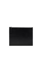 Maison Margiela Calf Leather Pouch In Black