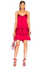 Stella Mccartney Peplum Sleeveless Mini Dress In Pink