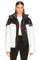 Adidas By Alexander Wang Disjoin Puffer Jacket In Black,white