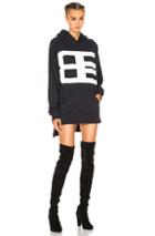 Baja East French Terry Graphic Sweatshirt Dress In Blue