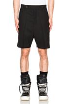 Rick Owens Easy Astaires Shorts In Black