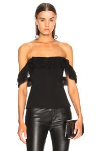 Cushnie Et Ochs Kahlo Top In Black