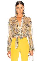 We Are Leone Eric Shirt In Abstract,blue,yellow