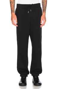 Alexander Wang Fleece Sweatpants In Black